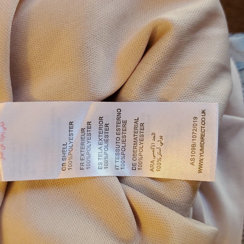 Yumi Cream and Blue Floral Dress Size 6/8 NWT - Picture 11 of 11